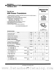 MRA0610-18H datasheet pdf Motorola