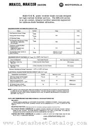 MRA133B datasheet pdf Motorola