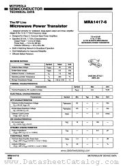 MRA1417-6 datasheet pdf Motorola