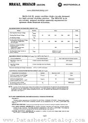 MRA163B datasheet pdf Motorola