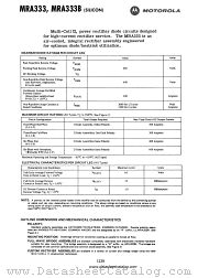 MRA333B datasheet pdf Motorola