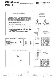 MRD510 datasheet pdf Motorola