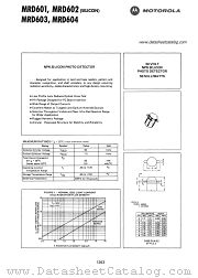 MRD602 datasheet pdf Motorola