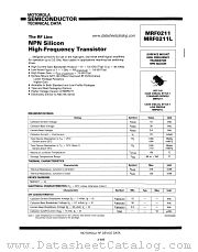 MRF0211 datasheet pdf Motorola