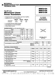 MRF3106 datasheet pdf Motorola