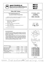 MK433 datasheet pdf Motorola