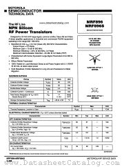 MRF896 datasheet pdf Motorola