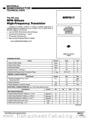 MRFQ17 datasheet pdf Motorola