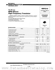 MRFQ19 datasheet pdf Motorola