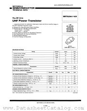 MRT0204-110V datasheet pdf Motorola