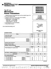 MRW2010 datasheet pdf Motorola