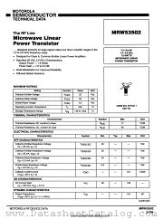 MRW53502 datasheet pdf Motorola