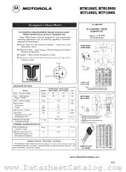 MTP10N06 datasheet pdf Motorola