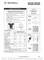 MTM12N05 datasheet pdf Motorola