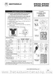 MTP2N85 datasheet pdf Motorola