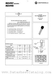 MUS4988 datasheet pdf Motorola