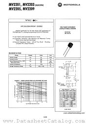 MV2203 datasheet pdf Motorola