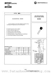 MV2305 datasheet pdf Motorola