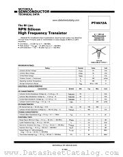 PT4572A datasheet pdf Motorola