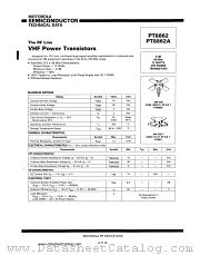 PT8862 datasheet pdf Motorola