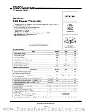 PT9798 datasheet pdf Motorola