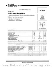 RF1031 datasheet pdf Motorola