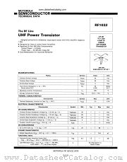 RF1032 datasheet pdf Motorola