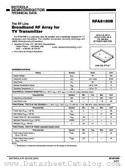 RFA8180B datasheet pdf Motorola