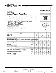 SHP05-34-04 datasheet pdf Motorola