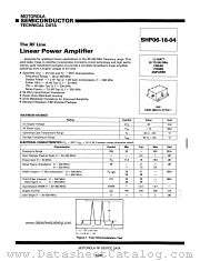 SHP06-18-04 datasheet pdf Motorola