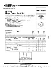 SHP10-15-08-15 datasheet pdf Motorola