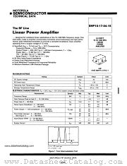 SHP10-17-04-15 datasheet pdf Motorola