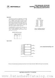 SN54ALS09 datasheet pdf Motorola