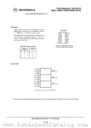 SN54ALS10 datasheet pdf Motorola