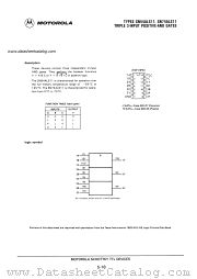 SN54ALS11 datasheet pdf Motorola