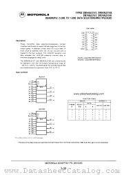 SN54ALS157 datasheet pdf Motorola