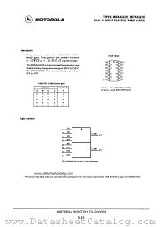 SN74ALS20 datasheet pdf Motorola