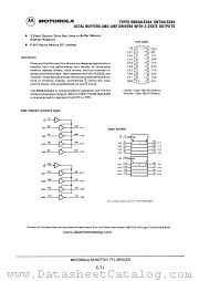 SN74ALS244 datasheet pdf Motorola