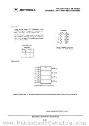 SN74ALS37N datasheet pdf Motorola