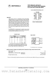 SN54ALS74 datasheet pdf Motorola