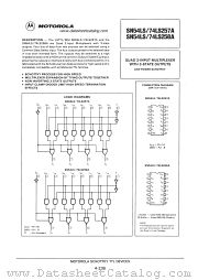 SN54LS258AJ datasheet pdf Motorola