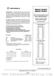 SN74LS373 datasheet pdf Motorola