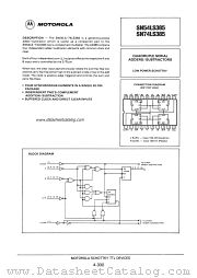 SN54LS385J datasheet pdf Motorola