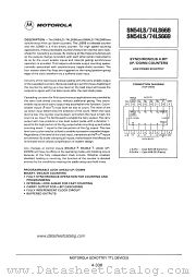 SN54LS668 datasheet pdf Motorola