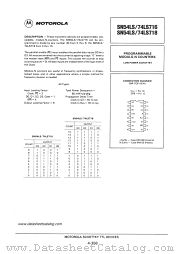 SN54LS718 datasheet pdf Motorola