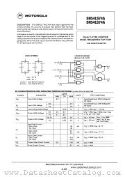 SN54LS74AJ datasheet pdf Motorola