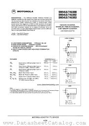 SN74LS92 datasheet pdf Motorola