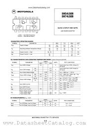 SN74LS08 datasheet pdf Motorola