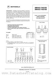 SN74LS155 datasheet pdf Motorola