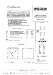 SN54LS169AJ datasheet pdf Motorola